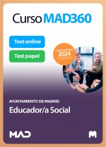 Curso MAD360 Educador/a Social + Libros Papel