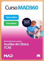 Curso MAD360 Auxiliar de Clínica- Técnico/a en Cuidados Auxiliares de Enfermería + Libros Papel