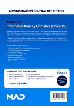 Manual de Informática básica y ofimática (Office 365)