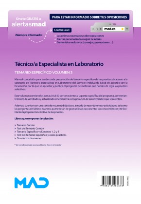 Técnico/a Especialista en Laboratorio