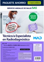 Paquete Ahorro + Test ONLINE Técnico/a Especialista en Radiodiagnóstico