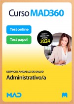 Curso MAD360 Oposiciones Administrativo/a + Libros papel