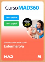 Curso MAD360 Oposiciones Enfermero/a SAS + Libros papel