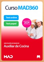 Curso MAD360 Auxiliar de Cocina + Libros Papel