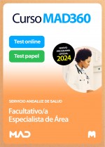 Curso MAD360 Oposiciones Facultativo/a Especialista de Área + Libro papel