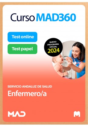 Curso MAD360 Oposiciones Enfermero/a SAS + Libros papel