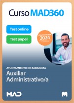 Curso MAD360 Auxiliar Administrativo/a + Libros papel