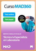 Curso MAD360 12 meses  Técnico/a Especialista en Laboratorio del Servicio Andaluz de Salud + Libros papel