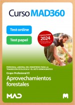 Curso MAD360 Aprovechamientos forestales (Grupo E1) + Libros Papel