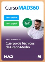 Curso MAD360 Cuerpo de Técnicos de Grado Medio + Libros papel