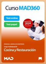 Curso MAD360 Cocina y restauración (Grupo E1) + Libros Papel