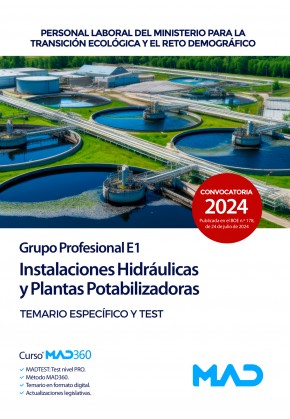 Instalaciones hidráulicas y plantas potabilizadoras (Grupo Profesional E1)