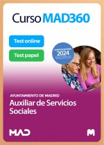 Curso MAD360 Auxiliar de Servicios Sociales + Libros Papel