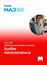 Acceso 6 meses Curso MAD360 Auxiliar Administrativo/a (acceso libre)