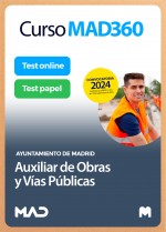 Curso MAD360 Auxiliar de Obras y Vías Públicas + Libros Papel