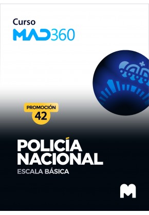 Acceso 12 meses Curso MAD360 Policía Nacional Escala Básica - Promoción 42