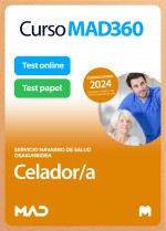 Curso MAD360 Oposiciones Celador/a + Libros papel