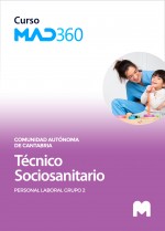 Acceso 12 meses Curso MAD360 Técnico Sociosanitario (Personal Laboral Grupo 2)