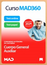 Curso MAD360 Cuerpo General Auxiliar + Libros Papel