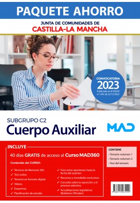 Paquete Ahorro Cuerpo Auxiliar (Subgrupo C2)