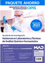 Paquete Ahorro Ayudante de Investigación Asistencia Laboratorios y Técnicas Análisis Químico-Farmacéutico