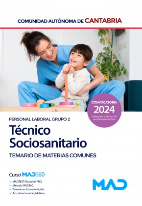 Técnico/a Sociosanitario/a (Personal Laboral Grupo 2)