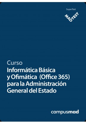 Curso MADTEST de Informática Básica y Ofimática (Office 365) para Auxiliares y Administrativos del Estado