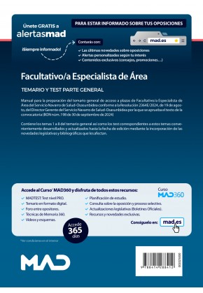 Facultativo/a Especialista de Área