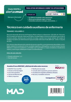 Técnico/a en Cuidados Auxiliares de Enfermería de la Administración Especial