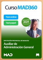 Curso MAD360 Auxiliar de Administración General + Libros Papel