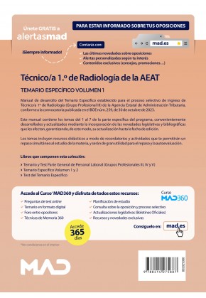 Técnico/a 1º de Radiología (Grupo Profesional III)