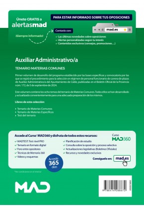 Auxiliar Administrativo/a