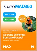 Curso MAD360 Operario de Montes-Bombero Forestal (Personal Laboral Grupo 2) + Libros Papel