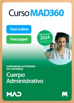 Curso MAD360 Cuerpo Administrativo + Libros Papel