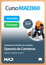 Curso MAD360 Operario de Carreteras (Personal Laboral Grupo 2)  + Libros Papel