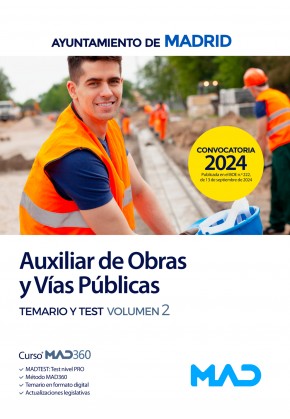 Auxiliar de Obras y Vías Públicas