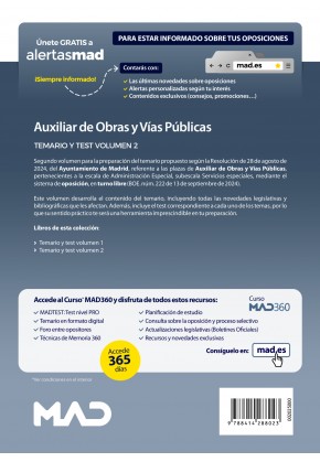 Auxiliar de Obras y Vías Públicas