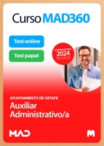 Curso MAD360 Auxiliar Administrativo/a + Libros Papel