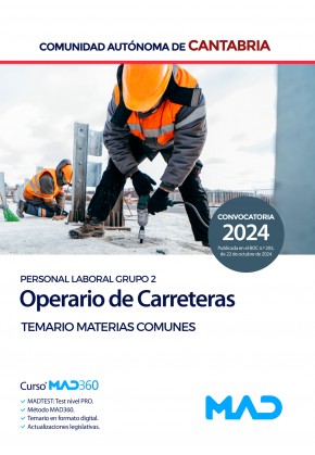 Operario de Carreteras (Personal Laboral Grupo 2)