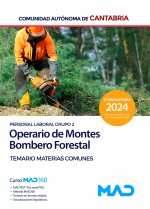 Operario de Montes-Bombero Forestal (Personal Laboral Grupo 2)