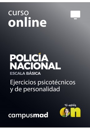 Curso online de ejercicios psicotécnicos y de personalidad Policía Nacional Escala Básica