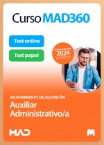 Curso MAD360 Auxiliar Administrativo/a + Libros Papel