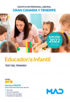 Educador/a Infantil (Grupo III Personal Laboral). Islas de Gran Canaria y Tenerife