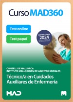 Curso MAD360 Técnico/a en Cuidados Auxiliares de Enfermería + Libros Papel