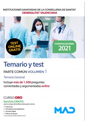 Temario y test parte común