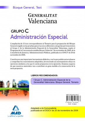 Grupo C Administración Especial