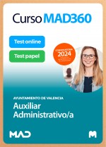 Curso MAD360 Auxiliar Administrativo/a + Libros papel