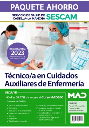 Paquete Ahorro Técnico/a en Cuidados Auxiliares de Enfermería