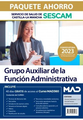 Paquete Ahorro Grupo Auxiliar de la Función Administrativa