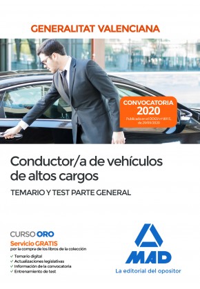 Conductor/a de Vehículos de Altos Cargos